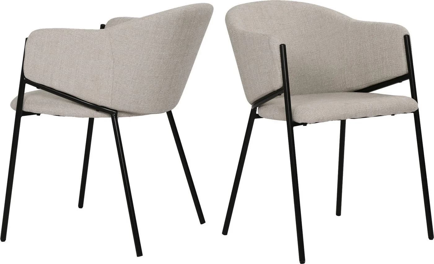 Armlehnstuhl SIT Beige Metall Oeko-Tex zertifiziert - Bild 2