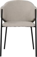 Armlehnstuhl SIT Beige Metall Oeko-Tex zertifiziert Bild 3