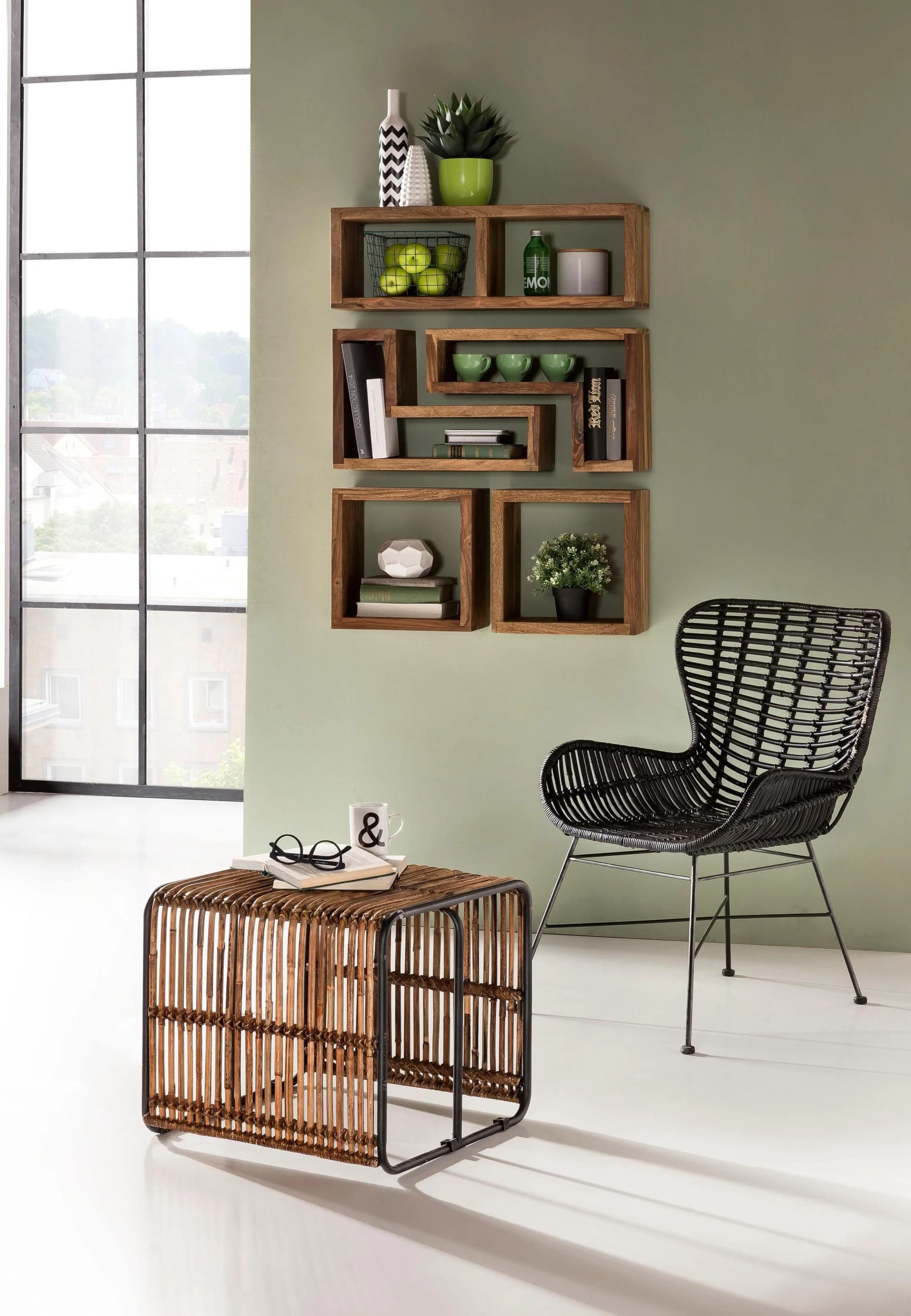 SIT Rita Rattan Stuhl Teak Natur