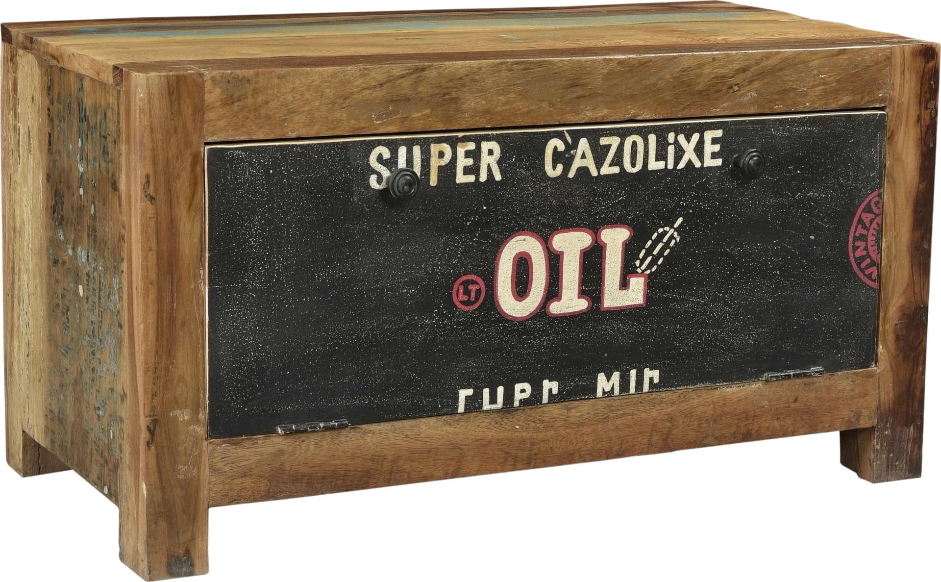 SIT Schuhschrank SPEEDWAY Industrial Holz Metall Schwarz Natur