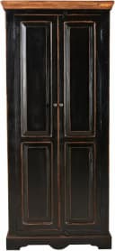 SIT Drehtürenschrank Corsica Schwarz Shabby Chic Bild 3