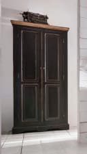 SIT Drehtürenschrank Corsica Schwarz Shabby Chic Bild 5