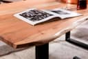 SIT Esstisch Baumkantentisch Massivholz Akazie Beige Natur Bild 5