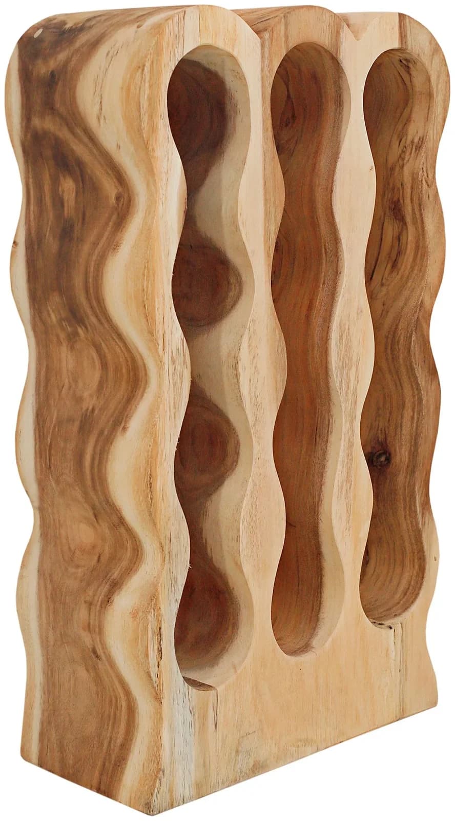 SIT Weinregal Natur Massivholz für 12 Flaschen