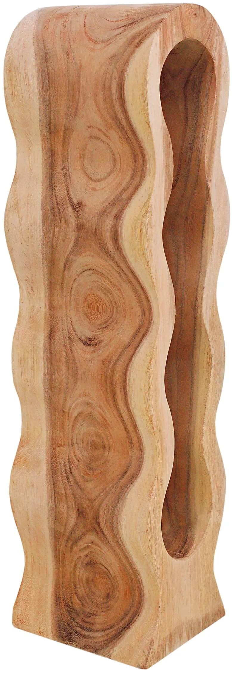 SIT Weinregal Massivholz Beige Natur 4 Flaschen