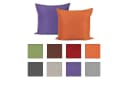 Haus und Deko Kissenbezug Canada Elegant Meliert Orange Bild 5