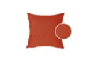 Haus und Deko Kissenbezug Leinenoptik Terracotta Polyester Bild 1