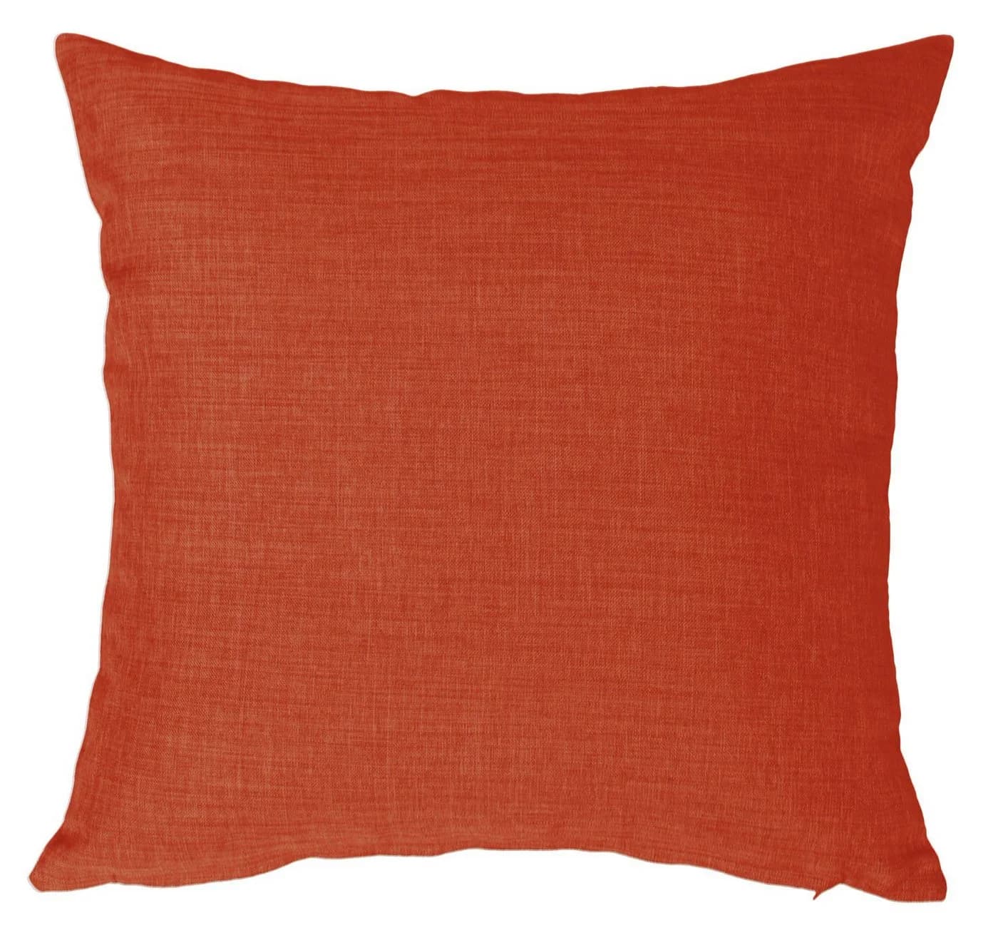 Haus und Deko Kissenbezug Leinenoptik Terracotta Polyester - Bild 2