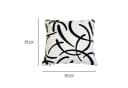 Haus und Deko Kissenbezug Wildlederoptik Flock 40x40 cm Bild 1