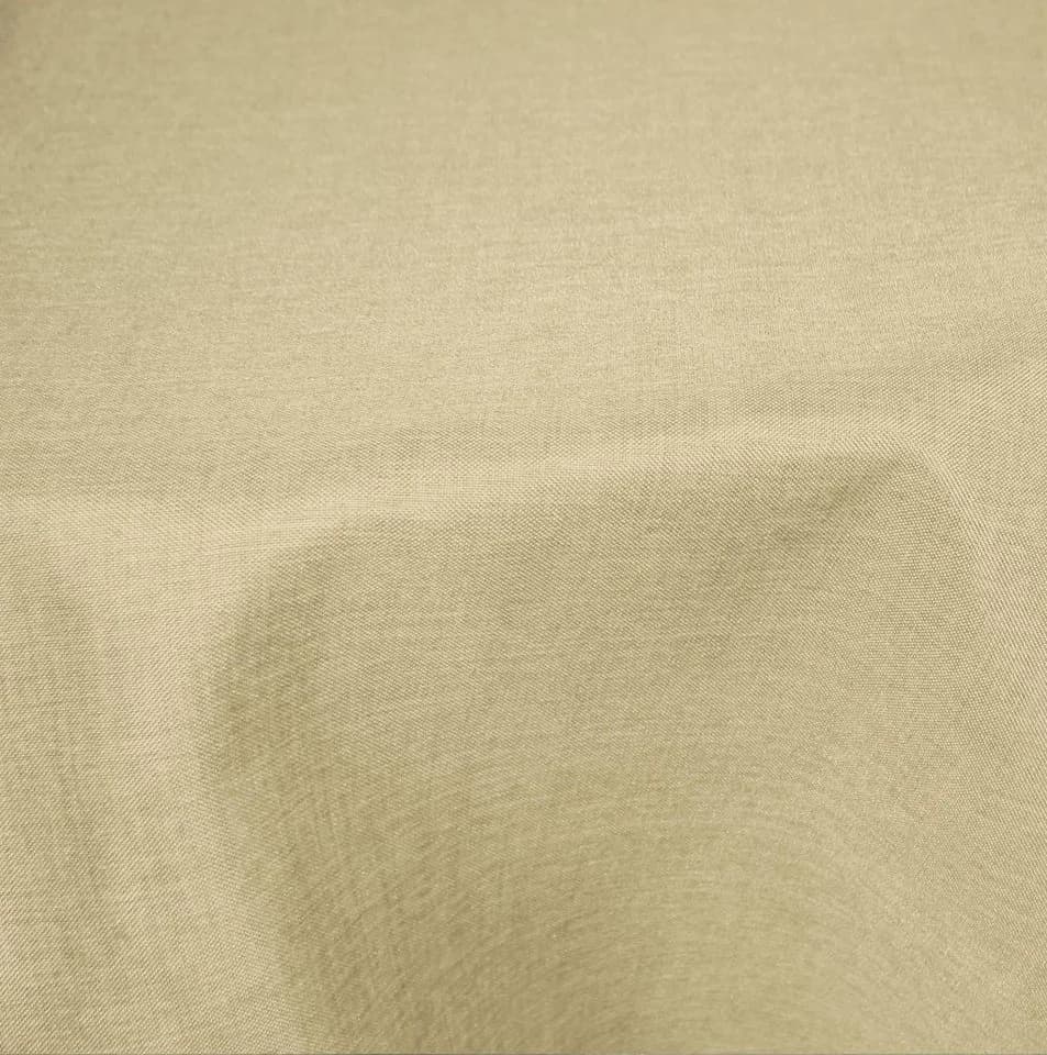 Haus und Deko Tischdecke Oval Beige Leinenoptik Wasserabweisend - Bild 3