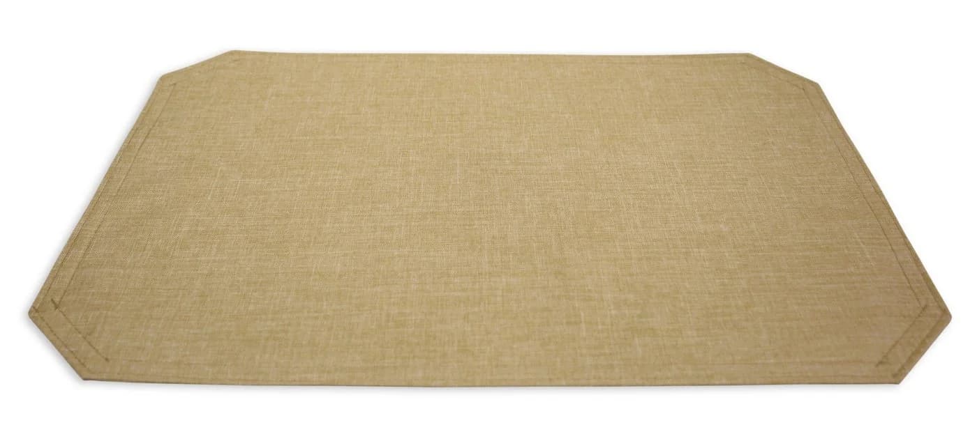 Haus und Deko Platzset Leinen-Optik Beige Polyester - Bild 2