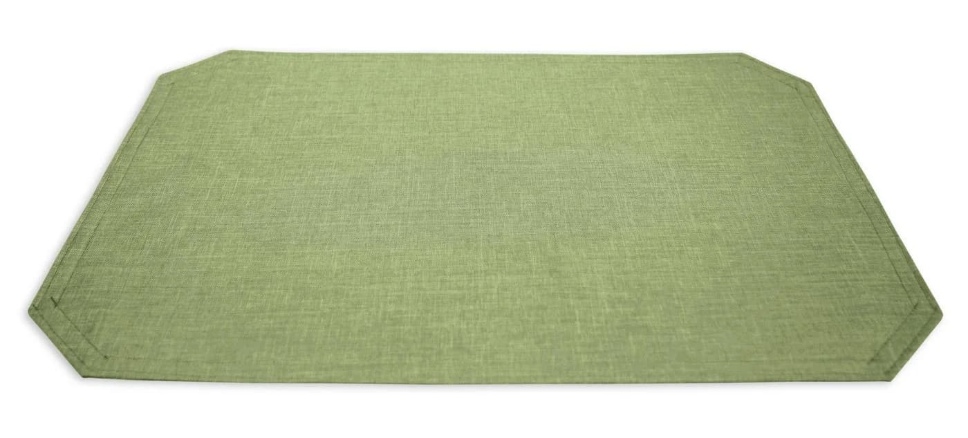 Haus und Deko Platzset Hellgrün Leinen-Optik Polyester - Bild 2