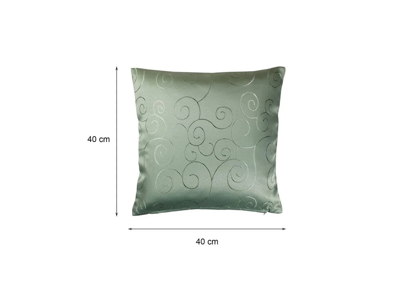 Haus und Deko Kissenbezug Damast Circle Ornamente