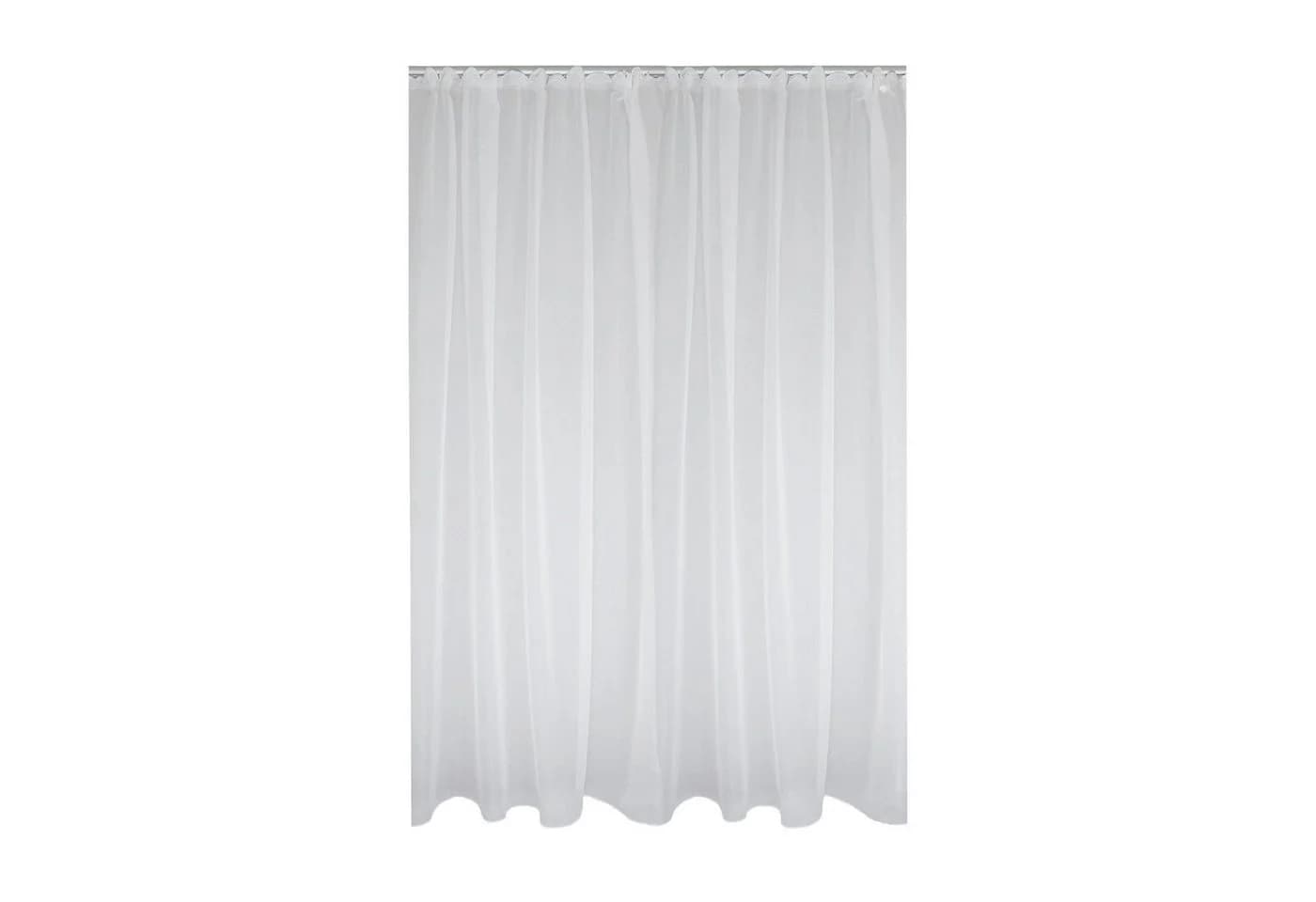 Haus und Deko Gardine Emotion Weiß Transparent Kräuselband