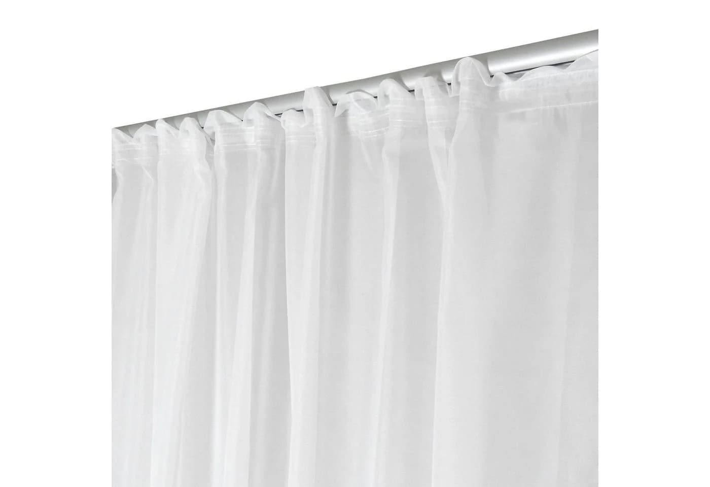 Haus und Deko Gardine Emotion Weiß Transparent Kräuselband - Bild 5