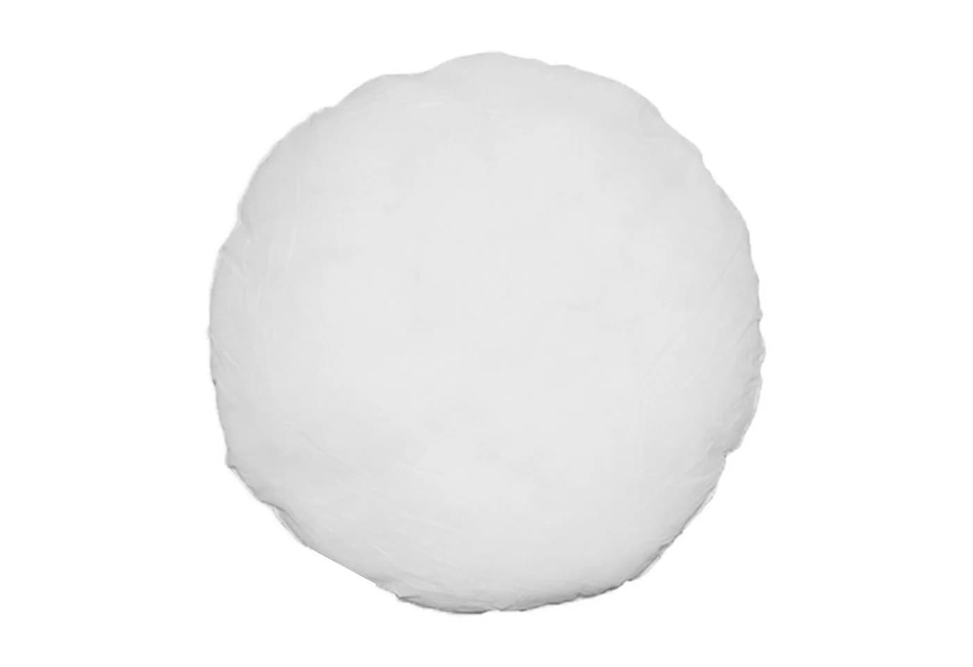 Haus und Deko Rundkissen Weiß Polyester Füllkissen - Bild 2