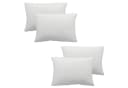 Haus und Deko Füllkissen 4er Pack Polyester weiß Bild 2