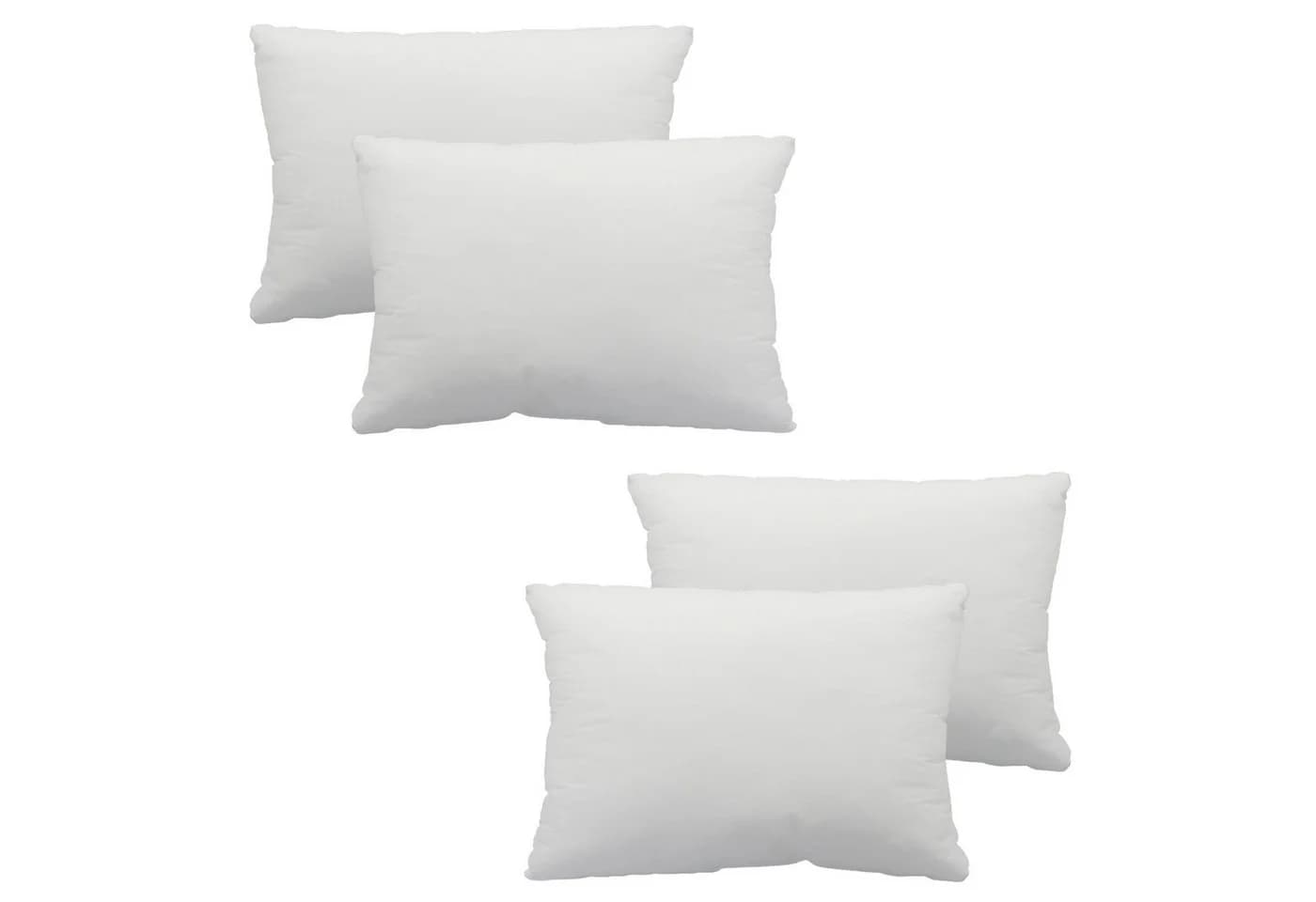Haus und Deko Füllkissen 4er Pack Polyester weiß - Bild 2