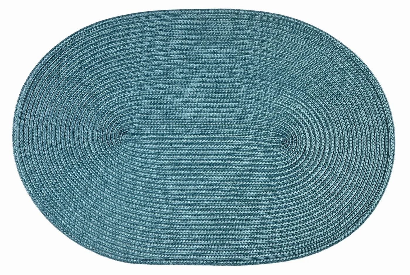 Haus und Deko Platzset Oval 45x30 cm Bast Optik