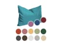 Haus und Deko Kissenbezug 2er Set Bordeaux Leinenoptik Polyester Bild 4