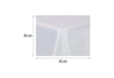 Haus und Deko Tischdecke eckig Leinenoptik Lotuseffekt Wasserabweisend Weiß Bild 4
