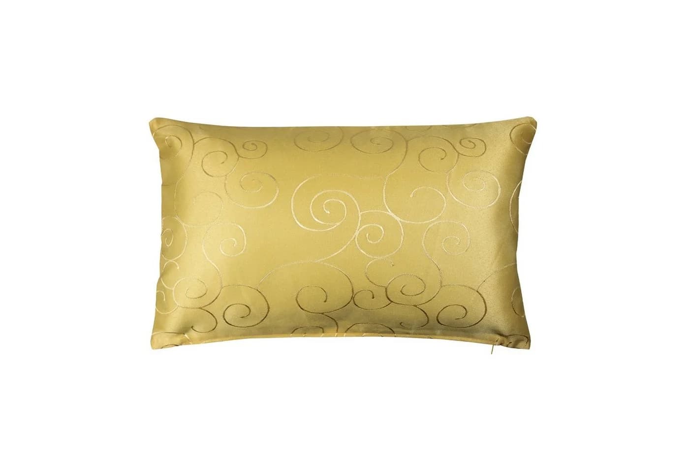 Haus und Deko Kissenbezug Damast Circle Gelb 100% Polyester - Bild 2