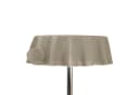 Haus und Deko Gartentischdecke 160 cm rund Beige wasserfest Bild 1