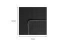 Haus und Deko PVC Tischdecke Outdoor Schwarz Wetterfest Rutschfest Bild 4