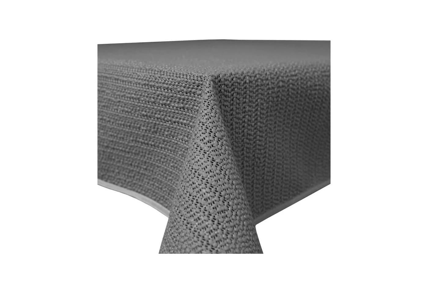 Haus und Deko PVC Tischdecke Outdoor Grau Rutschfest Wetterfest - Bild 2