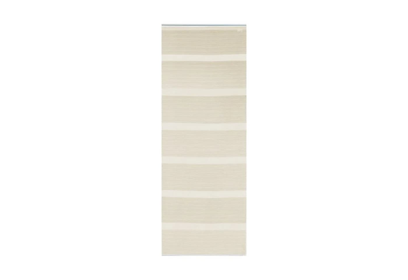 Haus und Deko Schiebegardine Beige Gestreift Polyester - Bild 2