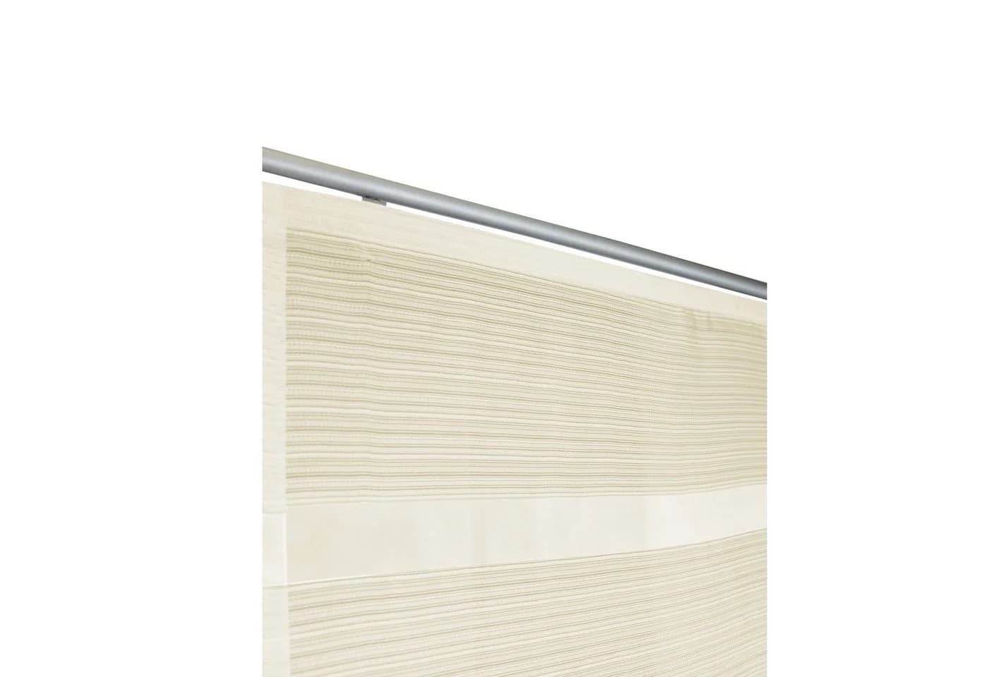 Haus und Deko Schiebegardine Beige Gestreift Polyester - Bild 5