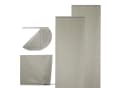 Haus und Deko Schiebegardine 2er Set Beige Polyester blickdicht Bild 1