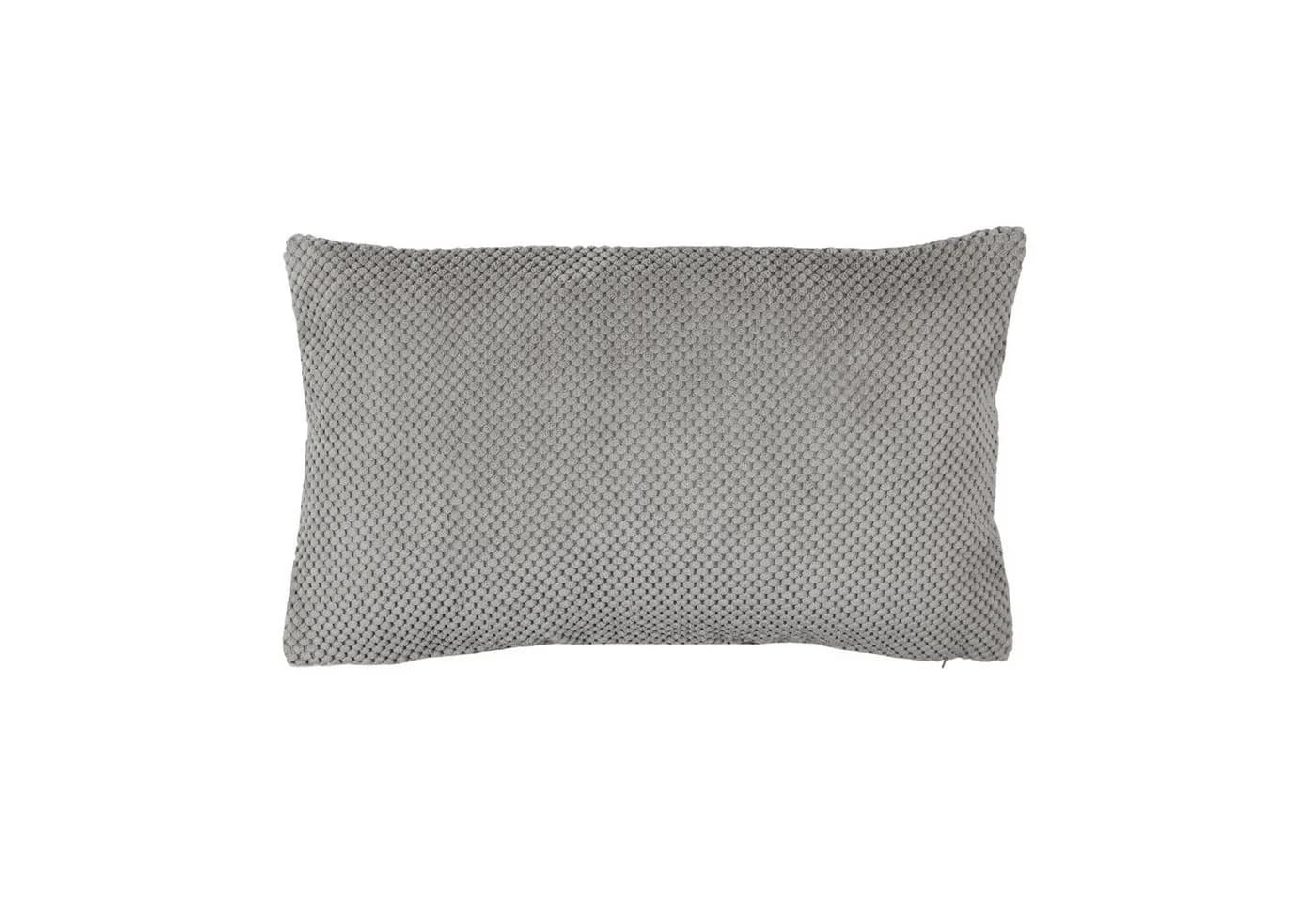 Haus und Deko Kissenbezug 2er Set Waben Optik Beige Polyester