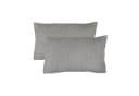 Haus und Deko Kissenbezug 2er Set Waben Optik Beige Polyester Bild 2