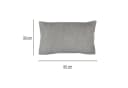 Haus und Deko Kissenbezug 2er Set Waben Optik Beige Polyester Bild 3