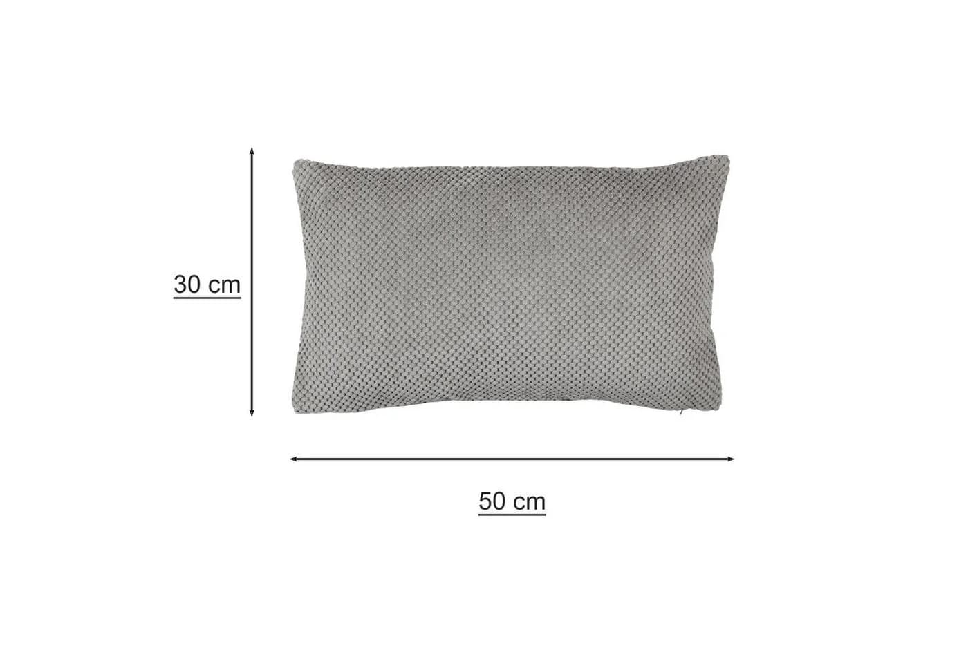 Haus und Deko Kissenbezug 2er Set Waben Optik Beige Polyester - Bild 3