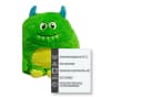 Haus und Deko Monster Kuschelkissen Grün Kinder Dekokissen Bild 1
