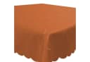Haus und Deko Tischdecke Damast Terracotta Circle Struktur Bild 2