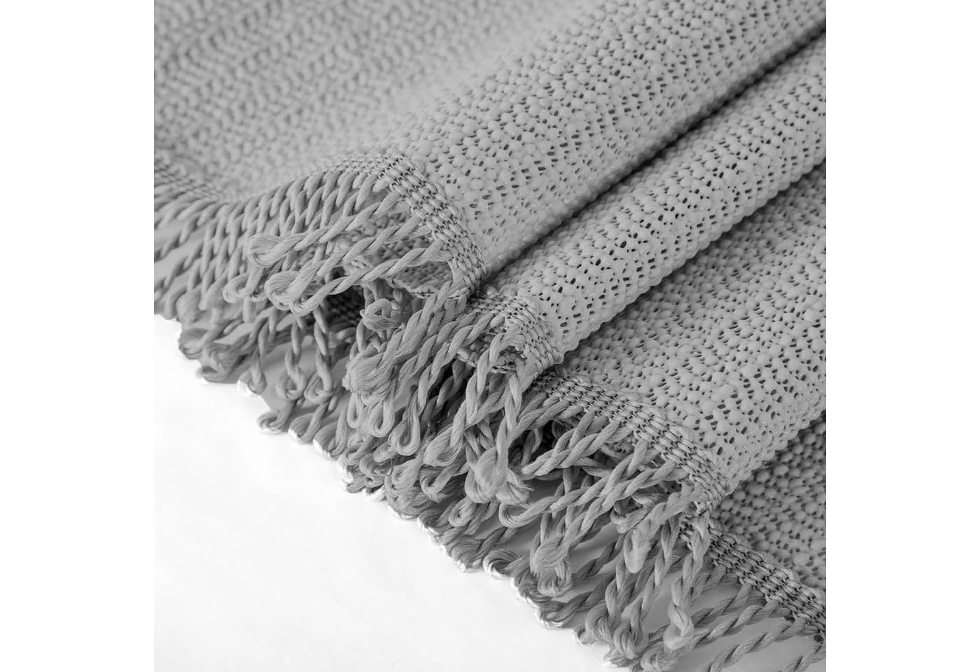 Haus und Deko Tischdecke PVC Outdoor Grau Wetterfest Rutschfest