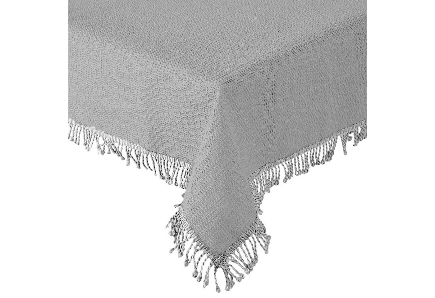 Haus und Deko Tischdecke PVC Outdoor Grau Wetterfest Rutschfest - Bild 2