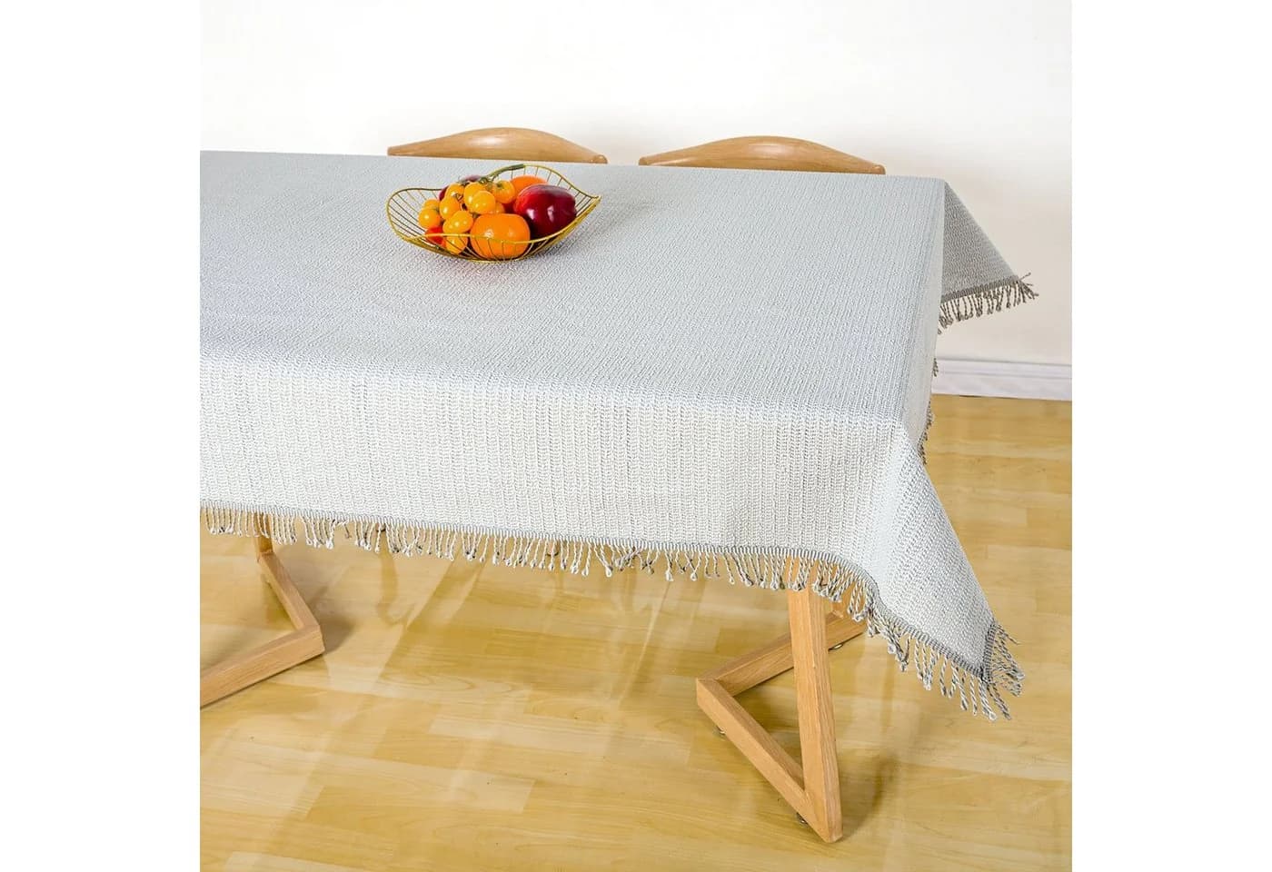 Haus und Deko Tischdecke PVC Outdoor Grau Wetterfest Rutschfest - Bild 3