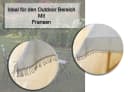 Haus und Deko Gartentischdecke Oval Weichschaum Grau PVC Bild 3