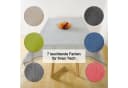Haus und Deko Gartentischdecke Oval Weichschaum Grau PVC Bild 4