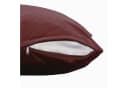 Haus und Deko Kissenbezug 2er Set Samt Rot 40x40 50x50 Bild 1