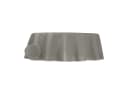 Haus und Deko Gartentischdecke Rund Grau PVC wasserfest Bild 2