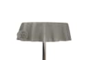 Haus und Deko Gartentischdecke Rund Grau PVC wasserfest Bild 3