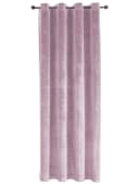 Haus und Deko Verdunkelungsvorhang Samt Rosa Ösen 140x225 cm Bild 2