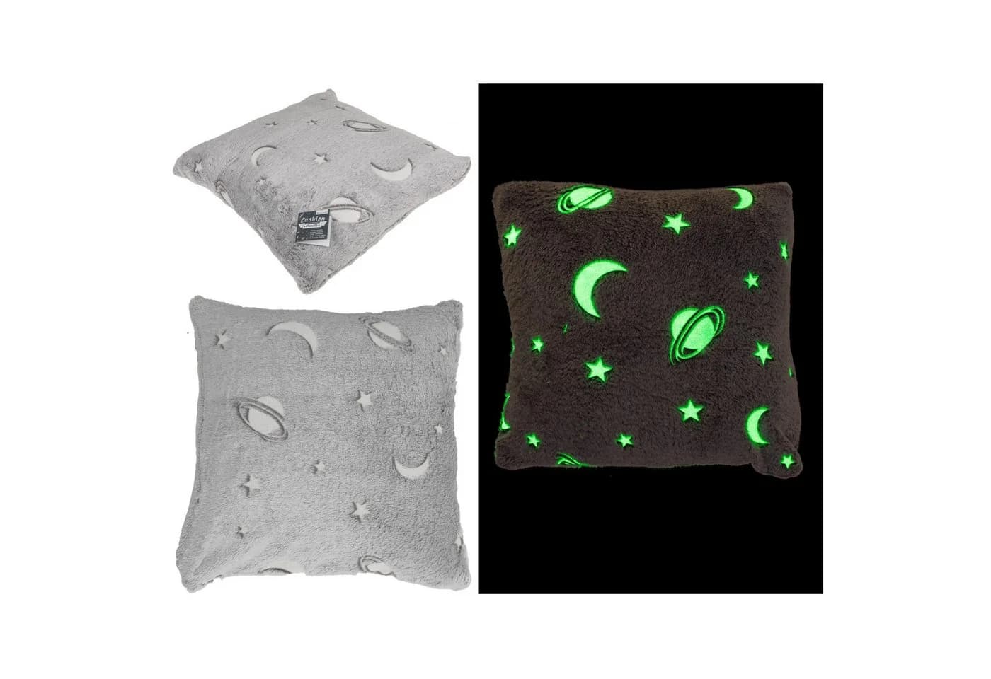 Haus und Deko Kissenbezug 40x40 cm Einhorn Dino Glow-in-the-Dark - Bild 4