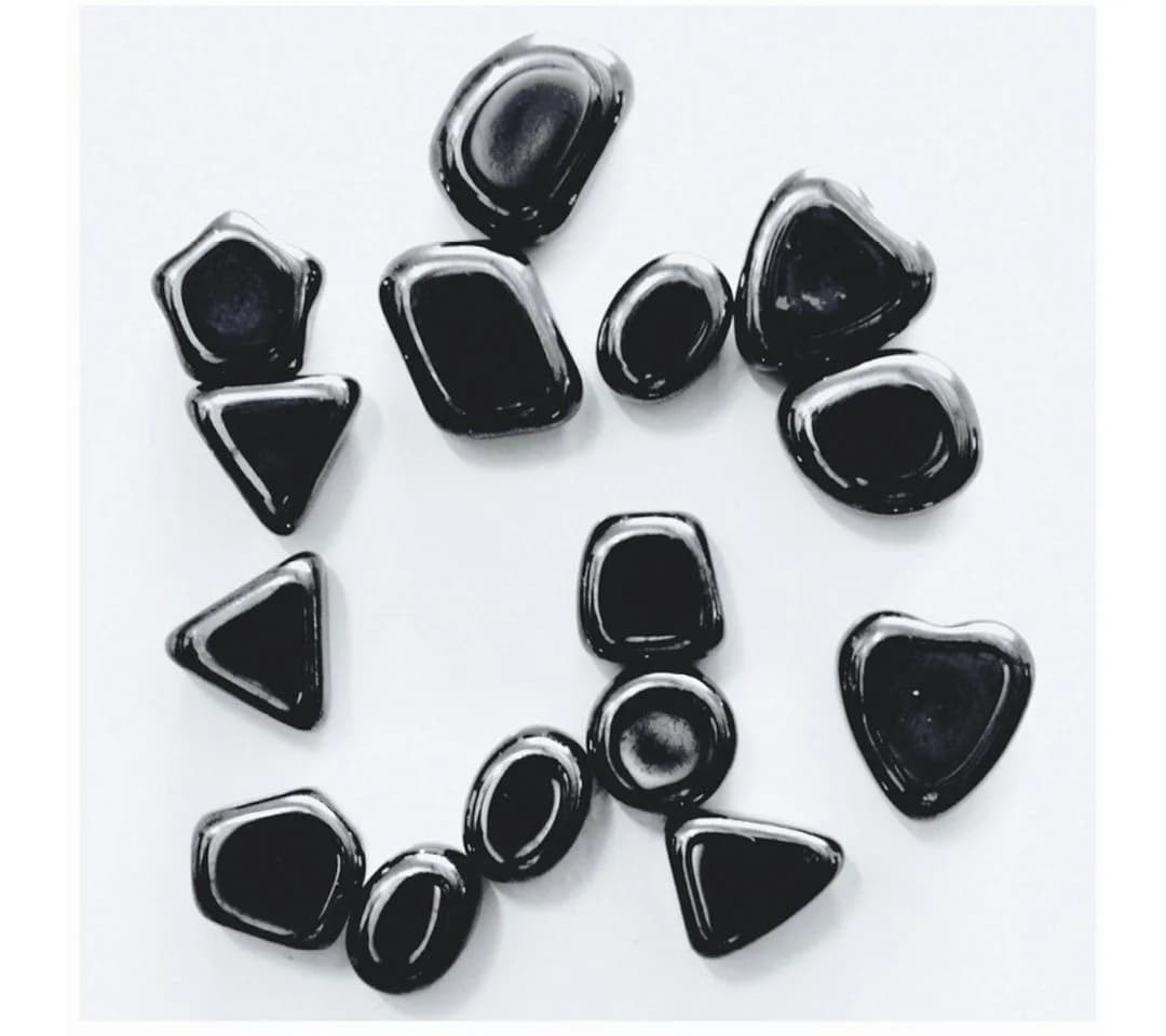 TimeTEX Dekomagnet Magnetische Steine Schwarz 20 Stück - Bild 3