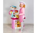 KRUZZEL Kinderkochset 7-tlg. Rosa/Weiß Polyester Holz Bild 1